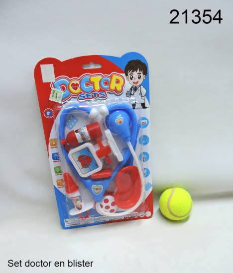 Imagen de SET DE DOCTOR EN BLISTER ROSA/CELESTE 11.25